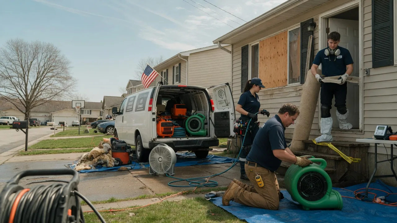 Water Damage Restoration in Helmetta, NJ near me